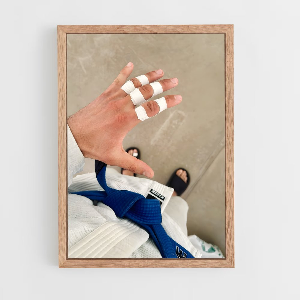 Poster Ceinture Blanche – affiche Jiu-jitsu brésilien (vue 4)
